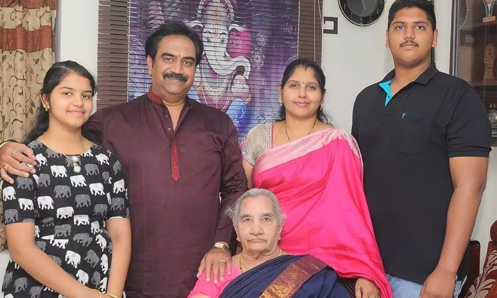 CVP Sastry and his family members