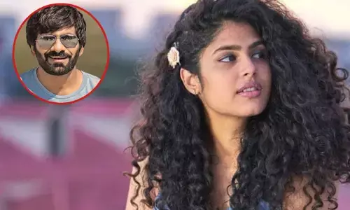 Faria Abdullah and Ravi Teja