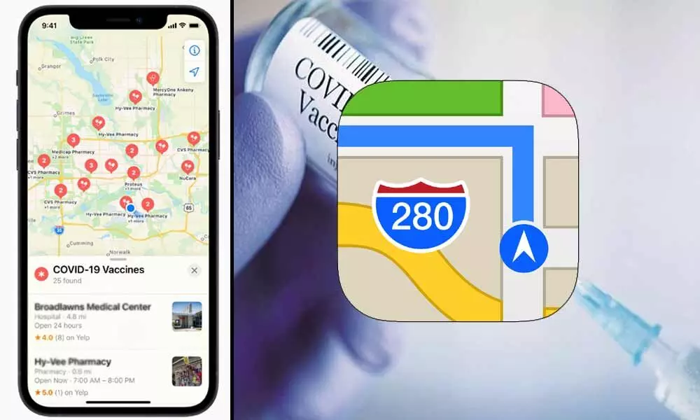Apple Maps Now Shows Covid-19 Vaccine Locations