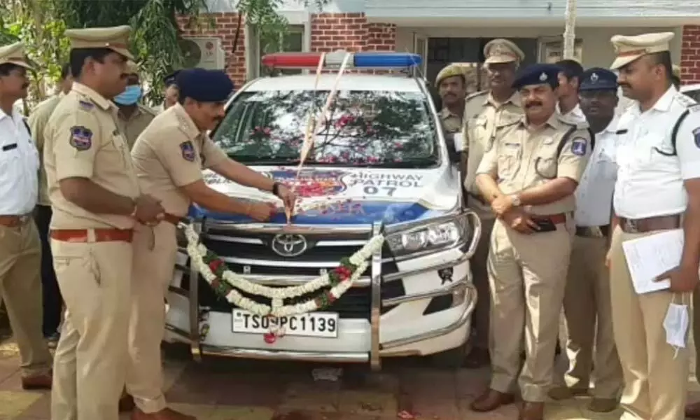 Patrol vehicles launched to prevent road accidents