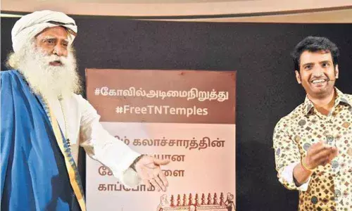 Sadhguru For Freeing Temples From Govt Clutches