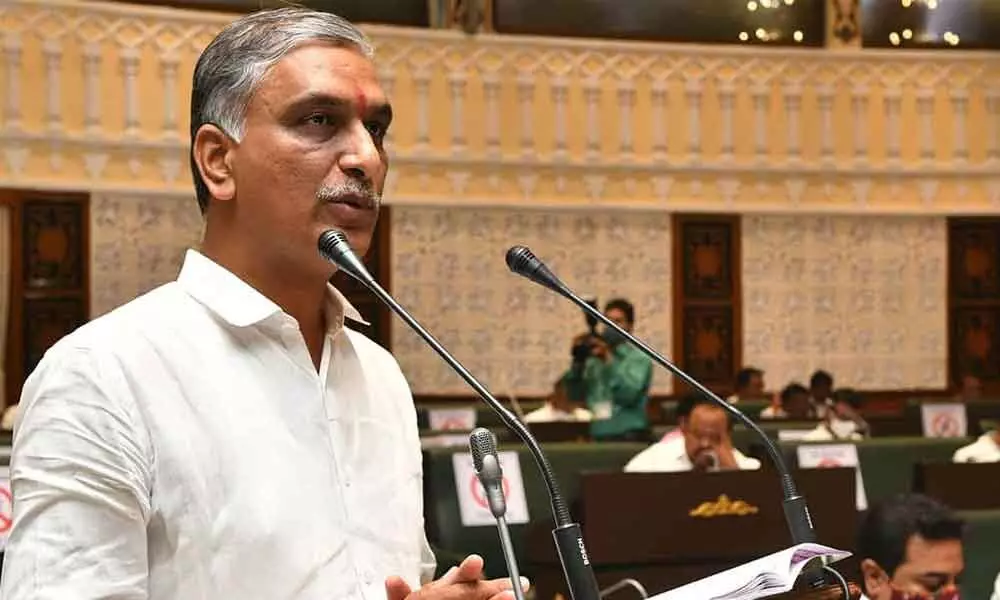 Finance Minister Harish Rao presented the budget in the assembly