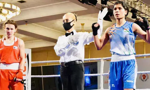 Nikhat stuns world champ Ekaterina, enters quarters