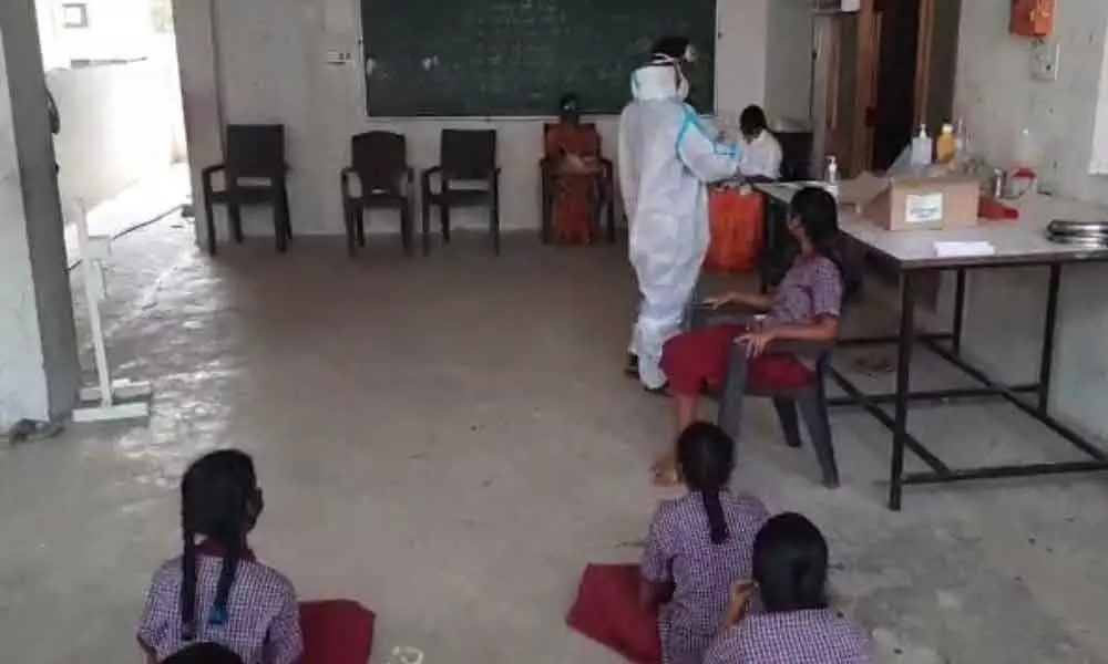 31 students test Covid +ve in united Karimnagar district