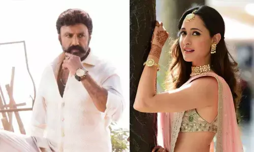 Nandamuri Balakrishna and Pragya Jaiswal