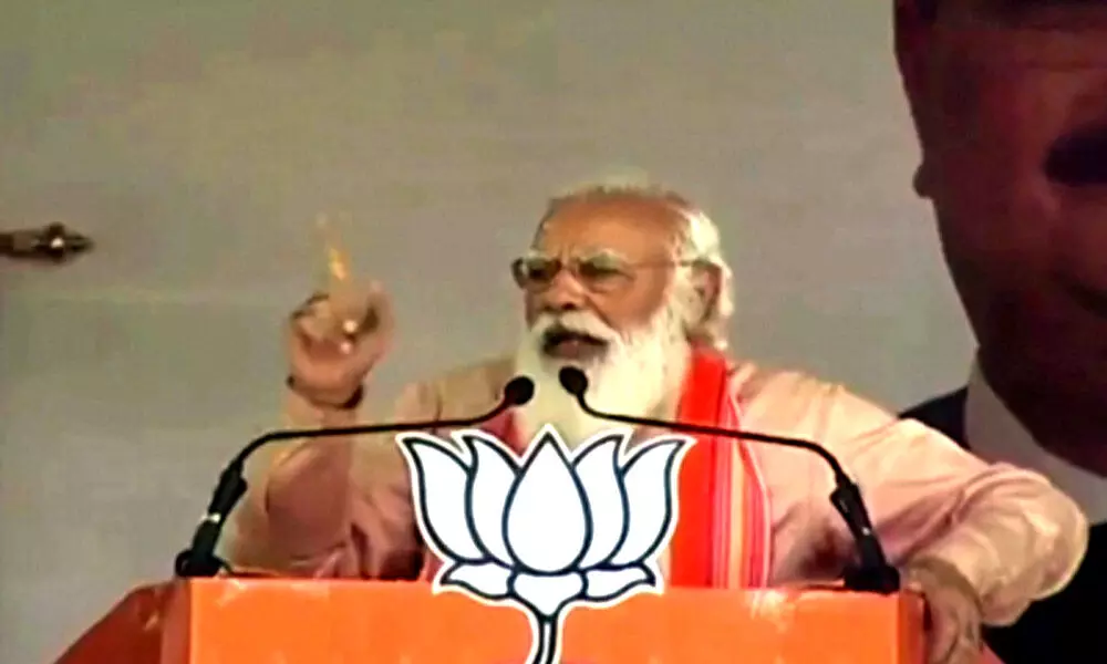 If there is any party Bangla in true sense, it is BJP: Narendra Modi