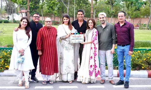 Jacqueline Fernandez Drops A Few Pics From The Sets Of ‘Ram Setu’ Movie