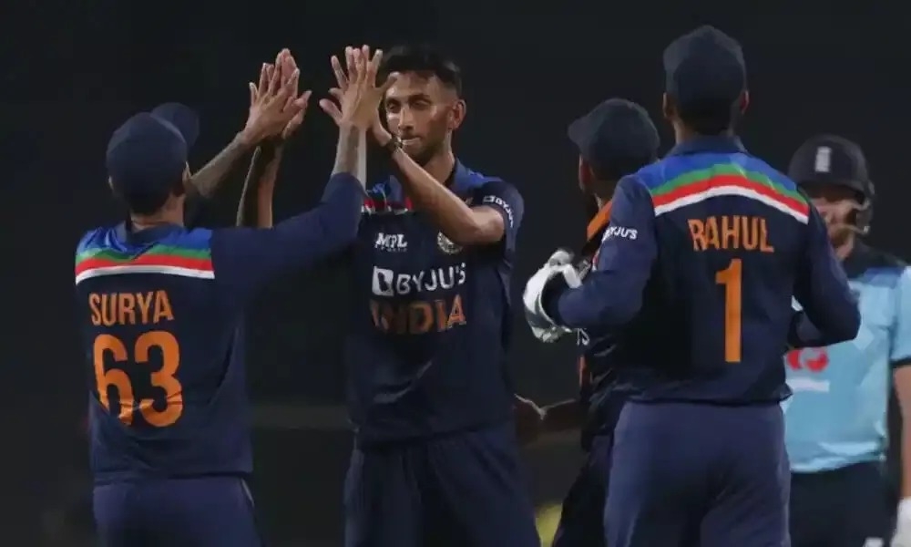 India vs England: Prasidh Krishna registers best figures on debut in 1st ODI win