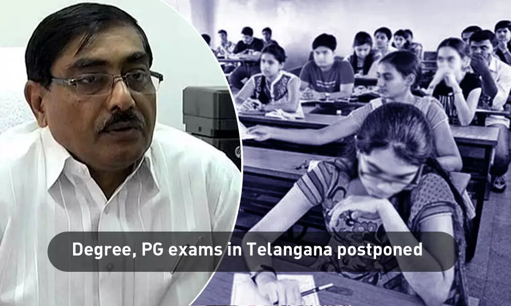 Degree, PG exams in Telangana postponed