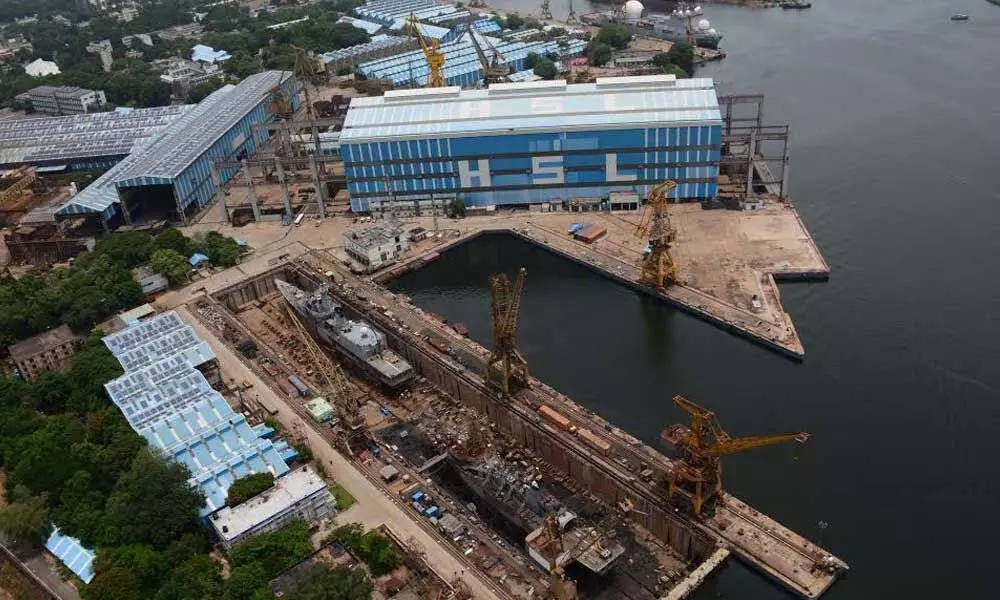 Hindustan Shipyard Limited completes the third successive refit of an offshore patrol vessel (OPV) of Indian Navy, in Visakhapatnam