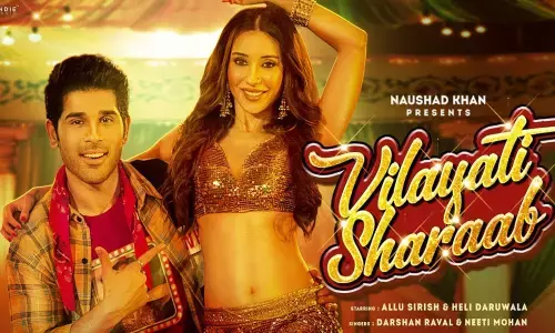 Allu Sirish in Hindi music video ‘Vilayati Sharab’, crooned by Darshan Raval and Neeti Mohan.
