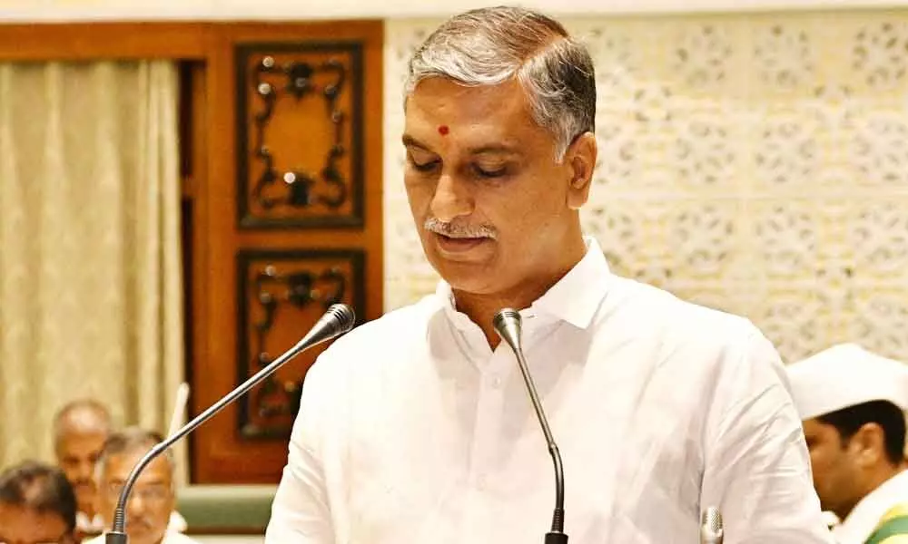 Minister for Finance T Harish Rao