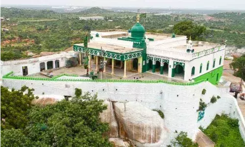 Pahadishareef devotees stare at arduous climb