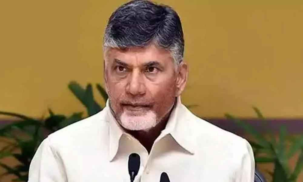 TDP national president and former chief minister N Chandrababu Naidu