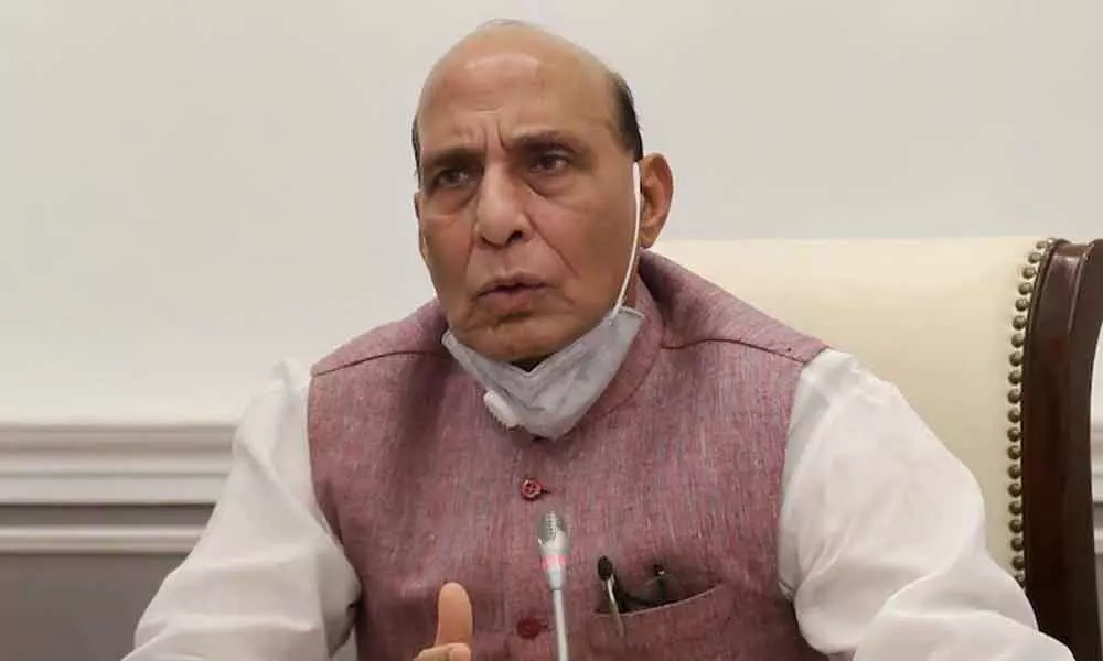 Union Defense Minister Rajnath Singh