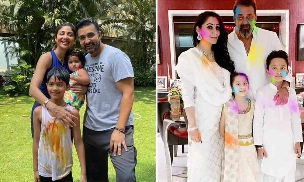 Kareena Kapoor And Shilpa Shetty Share The Pics Of Their Little Ones On The Occasion Of Gala Holi Festival