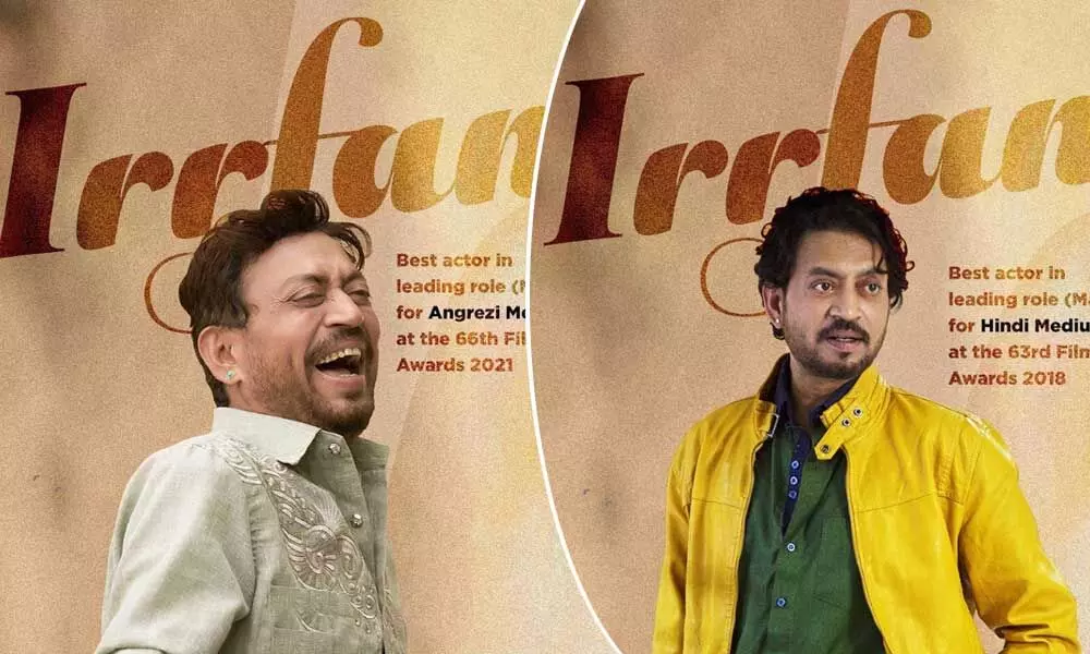 The Makers Of Angrezi Medium Write A Special Note For Irrfan Khan As He Wins The Prestigious Filmfare Award