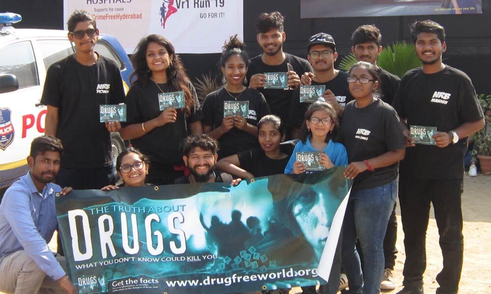 Called Upon Youth To Make Hyderabad Drug Free City Cv Anand Indtoday