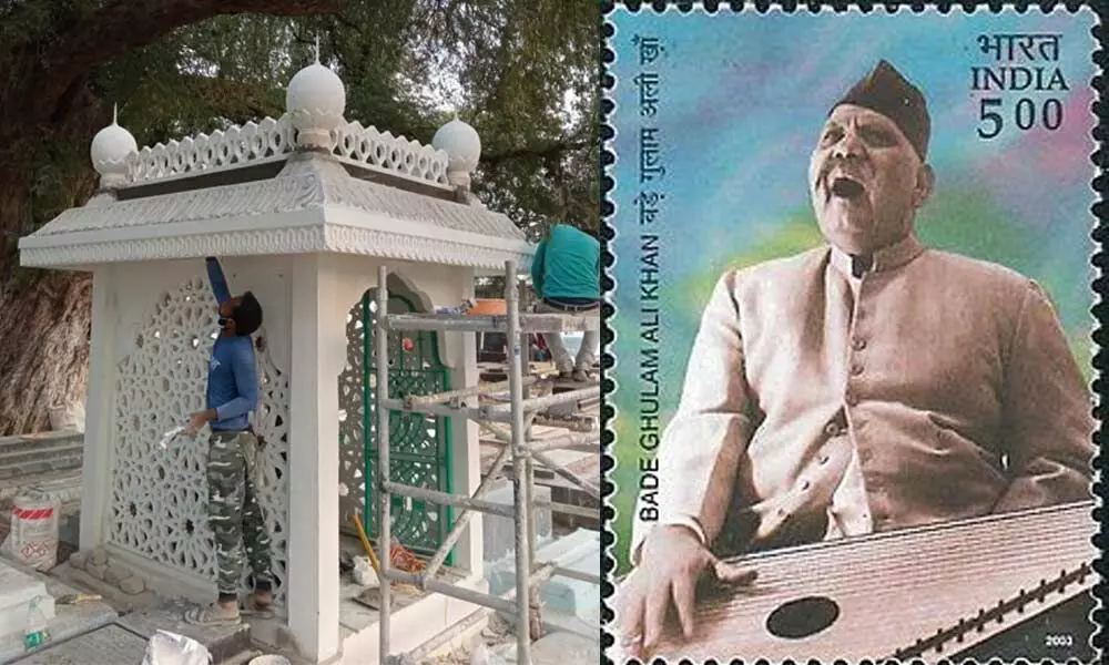 Bade Ghulam Ali’s tomb gets facelift