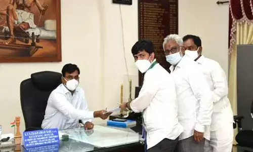 YSRCP candidate Gurumoorthy files nomination for Tirupati By-Election