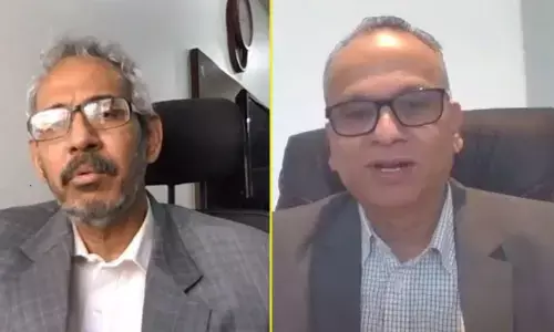 K Jeeva Sagar, Director, SRKR Engg College, former Ambassador and Dr K Mallikharjun Babu