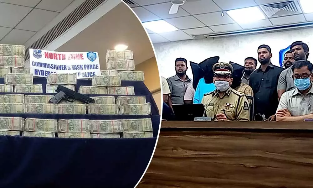 Hyderabad Police Commissioner Anjani Kumar Says The Three Member Gang Is Arrested Who Make Money From The innocent People