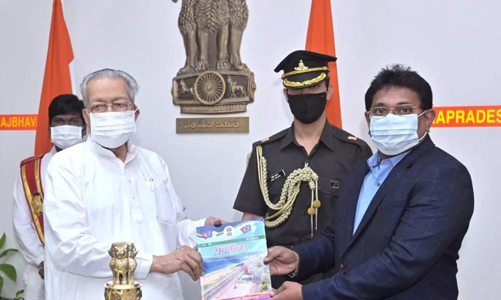 Governor Biswa Bhusan Harichandan releases passport office magazine