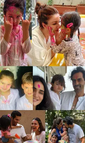Holi 2021: Here Is How Celeb Kids Enjoyed The Colourful Festival