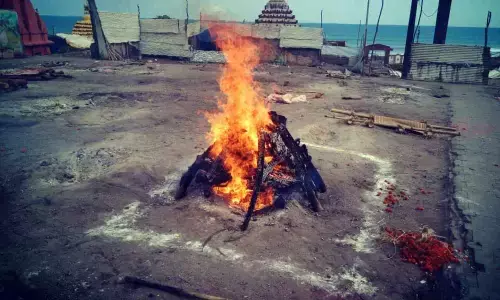 Telangana: Officials Develop Cremation Ground In Khammam District
