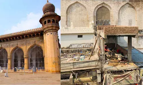 Construction next to Mecca Masjid stopped