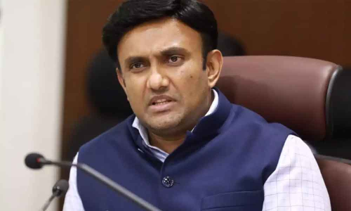 Health Minister K Sudhakar