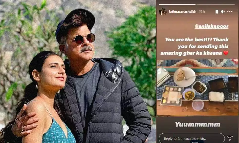 Anil Kapoor Pampers Fatima Sana Shaikh With Home-Made Food As She Gets Tested Positive For Covid-19