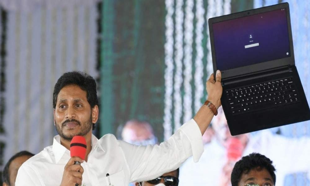 YS Jagan writes to parents seeking opinion on providing laptops under Amma Vodi scheme