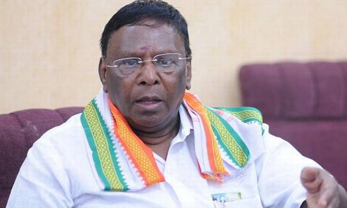 Congress leader V Narayanasamy
