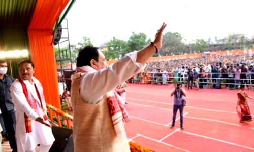 Congress joins hands with communal parties to win polls: Nadda