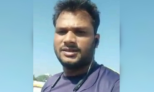 Sunil’s body brought to his native village