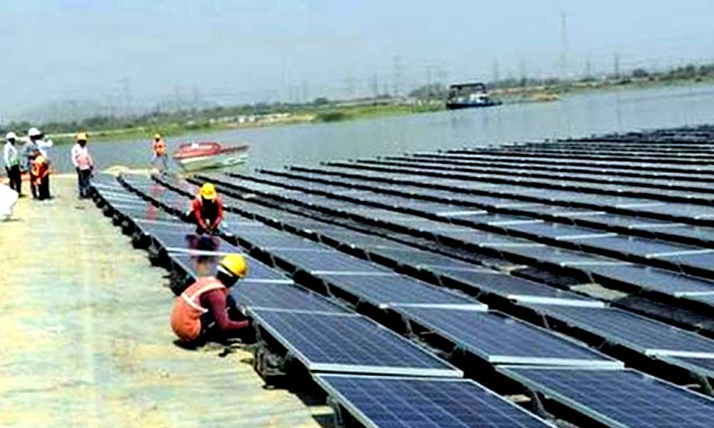 Indias biggest floating solar power plant to be set up at Ramagundam in Telangana