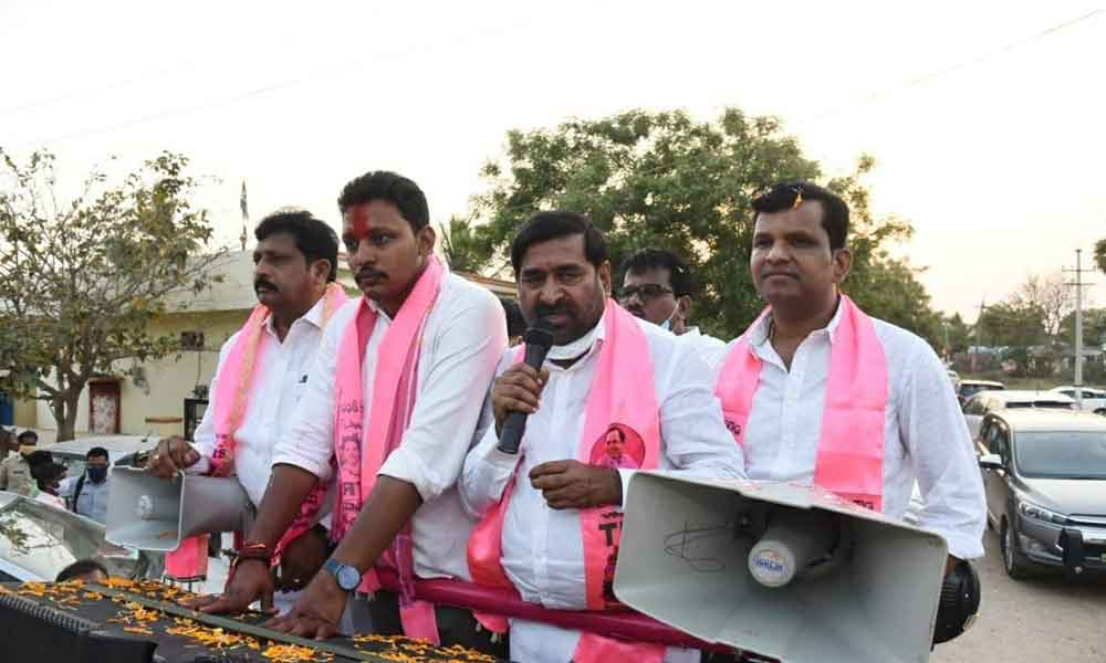 Only TRS has the right to ask for votes: Nomula Bhagath