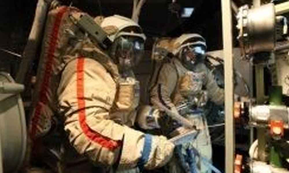 Back in India 4 astronauts have busy training schedule