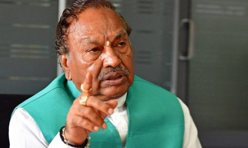 Eshwarappa rejects Siddaramaiah’s demand for resignation of Yediyurappa