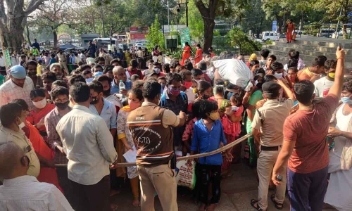 Waiting time for darshan increases in Tirumala
