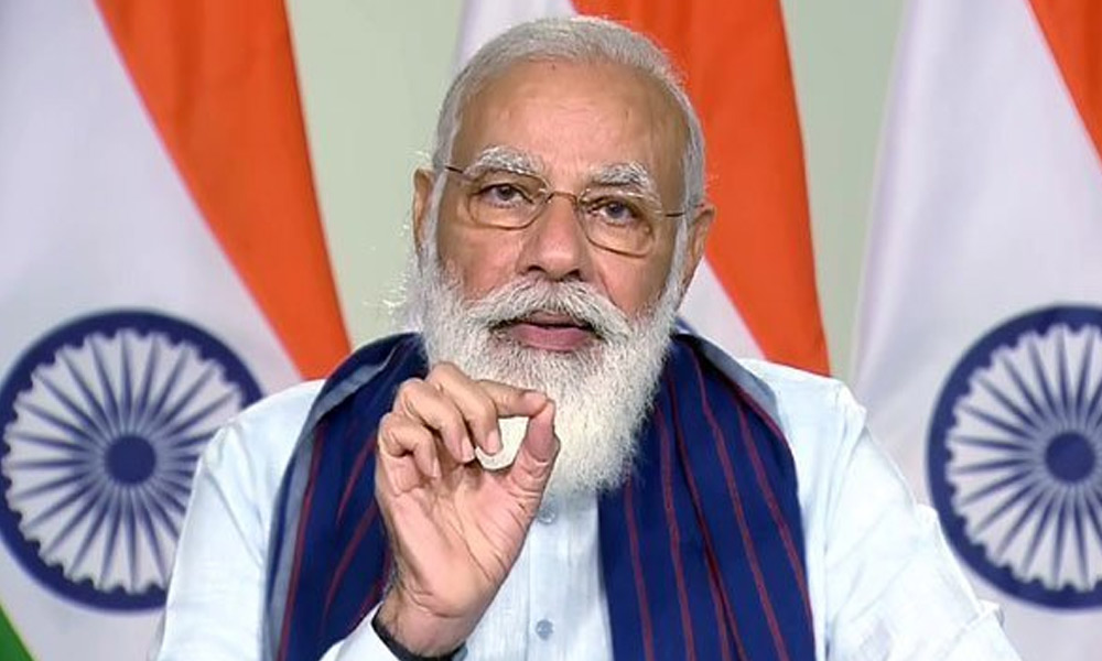Prime Minister Narendra Modi on Sunday held a high-level meeting to review Covid-19 related situation in the country as India recorded 93,249 new cases in the last 24 hours