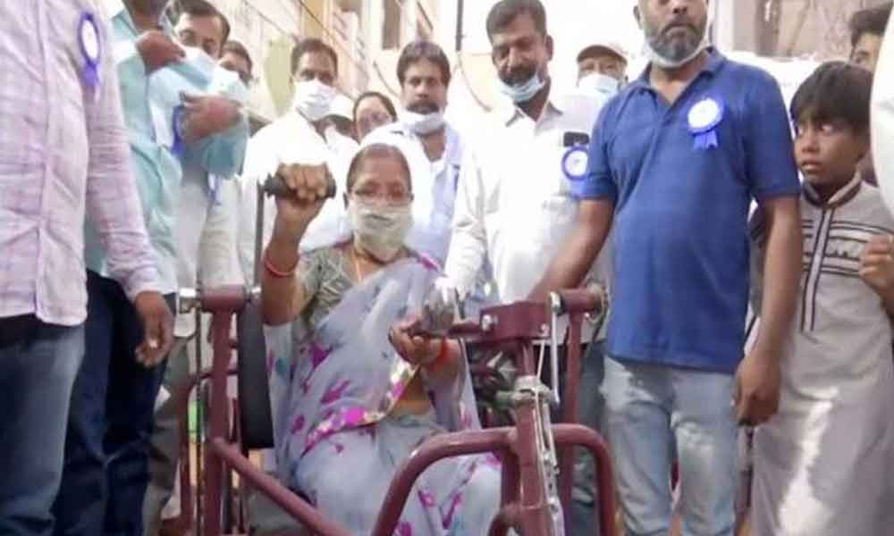 Around 330 tricycles and wheelchairs distributed by Hope Angel Foundation