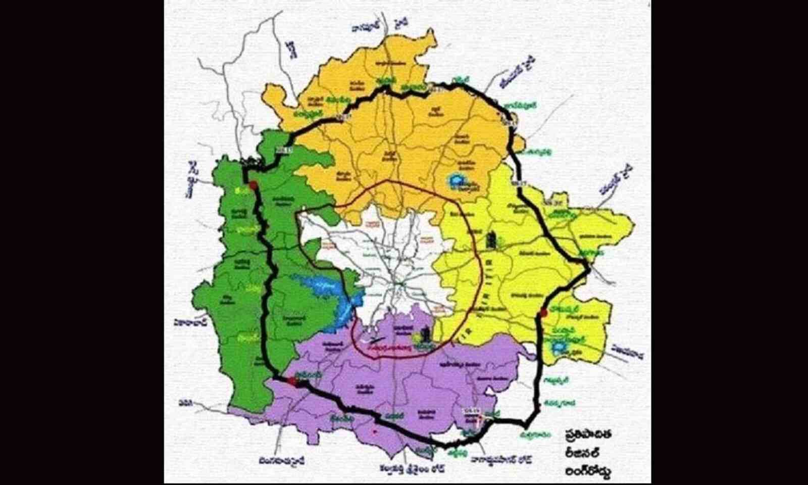 Regional Ring Road Hyderabad - RRR Master Plan