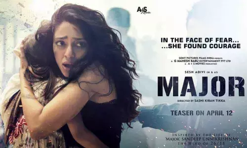 Major team unveils first look poster of Shobita Dhulipalla