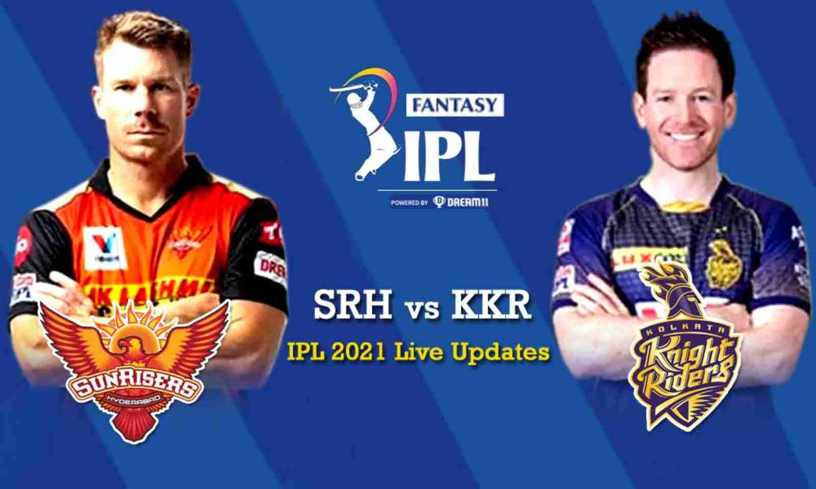 IPL 2021 Live Cricket Score, SRH vs KKR Kolkata Knight Riders won by 10 runs