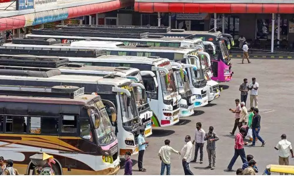 RTC strike enters sixth day, bus services hit across State
