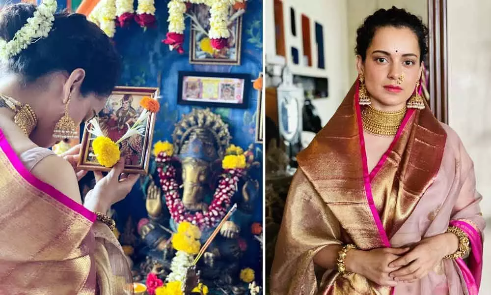 Kangana Ranaut Extends GudiPadwa Wishes To All Her Fans Through Social Media