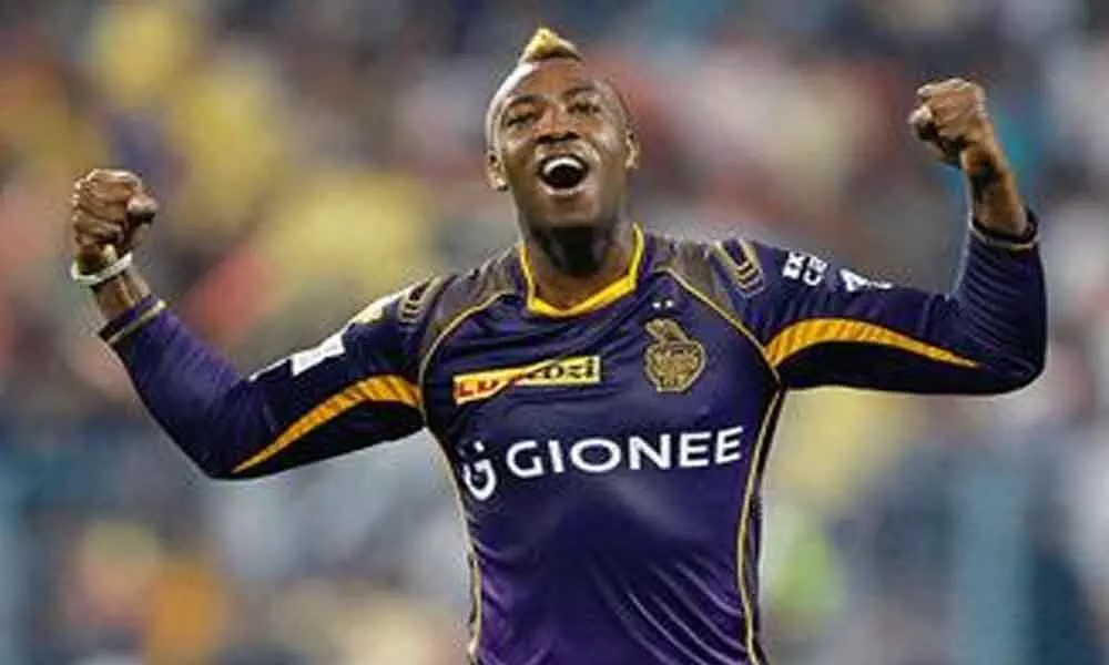 Andre Russell registers best bowling figures against MI in two-over burst