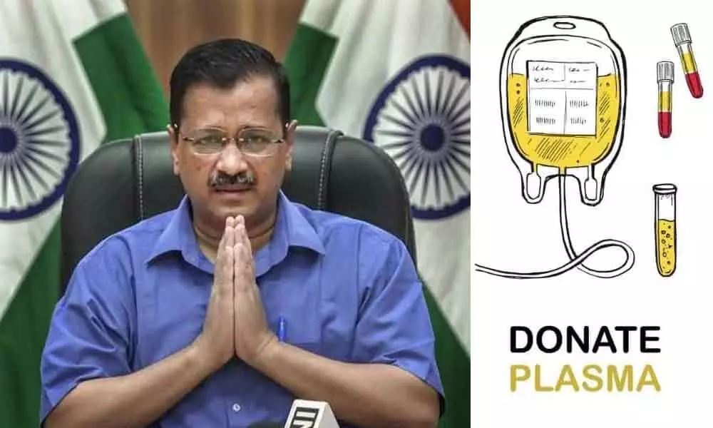 Delhi CM Kejriwal appeals for plasma donation